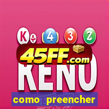 como preencher recibo de pagamento